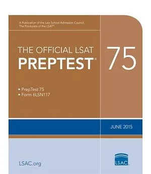 The Official LSAT Preptest 75: June 2015