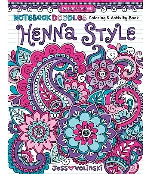 Henna Style Adult Coloring Book