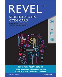 Social Psychology Revel Access Code Card