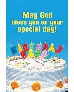 Happy Birthday Cake With Candles Postcard, Package of 25