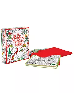 20 Christmas Cards to Colour