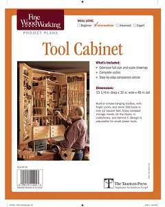 fine woodworking Tool Cabinet Plan