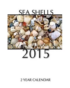 Sea Shells Weekly Planner 2015-2016