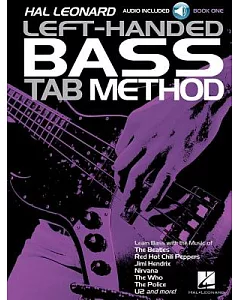 Hal Leonard Left-Handed Bass Tab Method Book 1