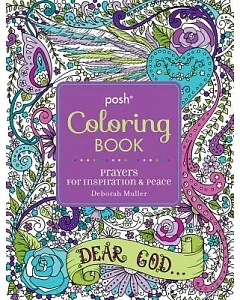 Posh Adult Coloring Book Prayers for Peace & Inspiration