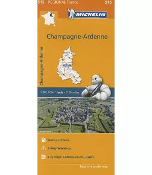 Michelin Regional France: Champagne-Ardenne