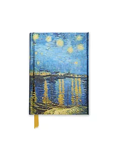 Van Gogh Starry Night over the Rhone Foiled Pocket Journal