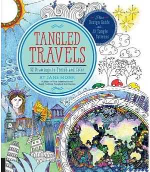 Tangled Travels: 52 Drawings to Finish and Color