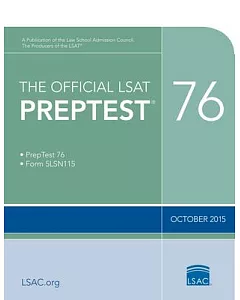 The Official LSAT Preptest: October 2015