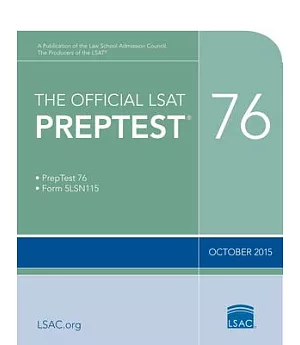The Official LSAT Preptest: October 2015