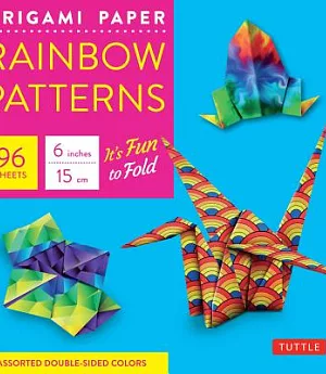 Origami Paper Rainbow Patterns, 96 Sheets