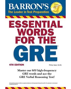 Barron’s Essential Words for the GRE