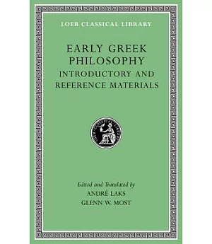Early Greek Philosophy: Introductory and Reference Materials