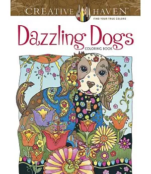 Dazzling Dogs Coloring Book