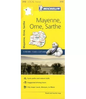 Michelin Mayenne, Orne, Sarthe France