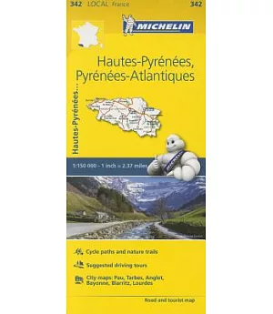 Michelin France Hautes-pyrénées, Pyrénées Atlantiques