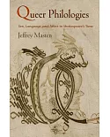 Queer Philologies: Sex, Language, and Affect in Shakespeare’s Time