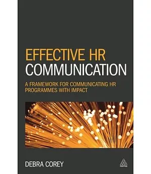 Effective HR Communication: A framework for communicating HR programmes with Impact