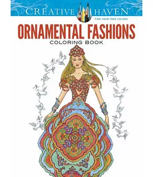 Ornamental Fashions Adult Coloring Book