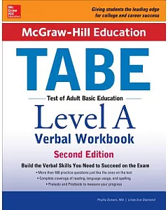 McGraw-Hill Education TABE Level A Verbal