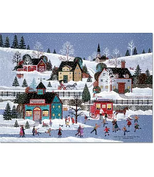 Village Cheer Deluxe Boxed Holiday Cards