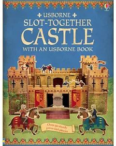 Slot-together castle with an Usborne book