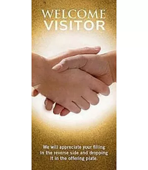 Welcome Visitor Card, Package of 25