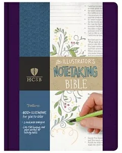 The Holy Bible The Illustrator’s Notetaking Bible: Holman Christian Standard, Purple Linen