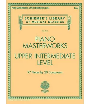 Piano Masterworks: Upper Intermediate Level