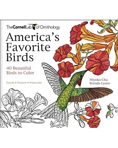 America’s Favorite Birds: 40 Beautiful Birds to Color
