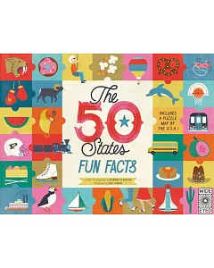 The 50 States Fun Facts: Includes a Puzzle Map of the U.S.A.!