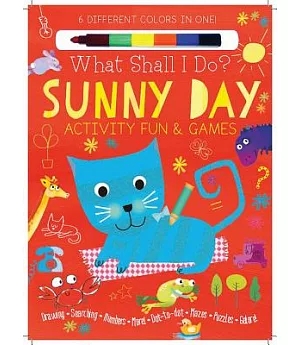 Sunny Day Activity Fun & Games: Drawing, Searching, Numbers, More! Dot-to-Dot, Mazes, Puzzles Galore!