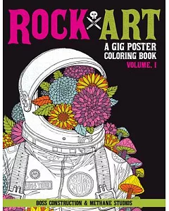 Rock Art: A Gig Poster Coloring Book