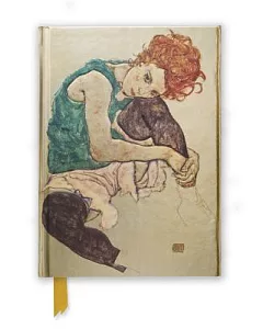 Seated Woman by egon Schiele Foiled Journal
