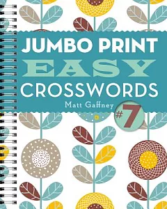 Jumbo Print Easy Crosswords 7