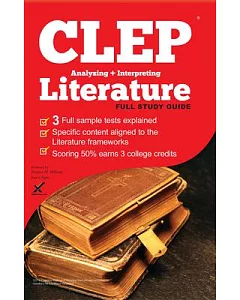 Clep Analyzing and Interpreting Literature 2017