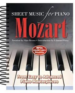 Wolfgang Amadeus Mozart Sheet Music for Piano: From Easy to Advanced, over 25 Masterpieces