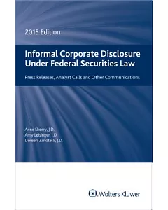 Informal Corporate Disclosure: 2015 Edition