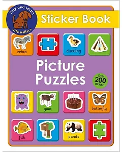 Puzzles & Games Stickers-Play & Lea