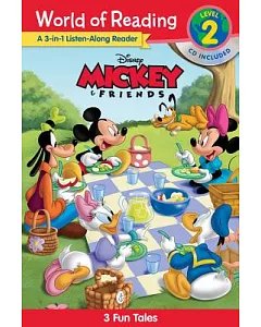 Mickey & Friends: A 3-in-1 Listen-Along Reader