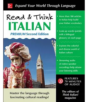 Read & Think Italian: Features 70 Minutes of Audio