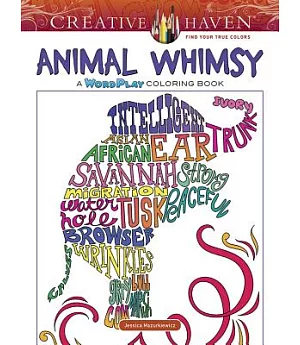 Animal Whimsy: A Wordplay Coloring Book