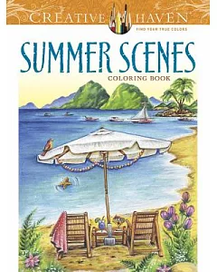 Summer Scenes Coloring Book