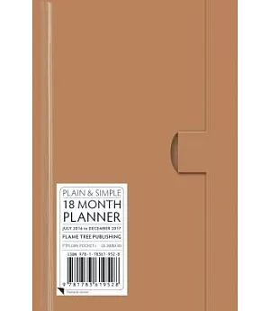 Natural Pocket+ Plain & Simple 2017 Planner