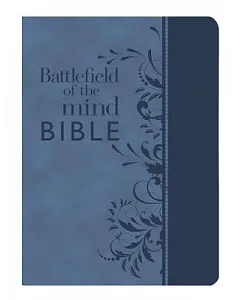 Battlefield of the Mind Bible: Amplified Version, Blue, Euroluxe, Fashion Edition, Renew Your Mind Through the Power of God’s Wo