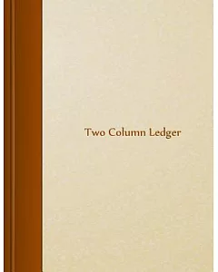 Two Column Ledger