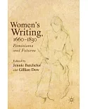 Women’s Writing, 1660-1830: Feminisms and Futures