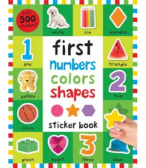 First 100 Numbers, Colors, Shapes Sticker Book