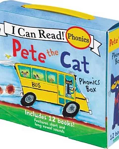 Pete the Cat Phonics Box: Includes 12 Mini-books Featuring Short and Long Vowel Sounds
