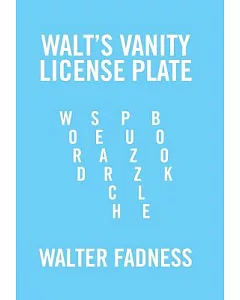Walt’s Vanity License Plate: Word Search Puzzle Book